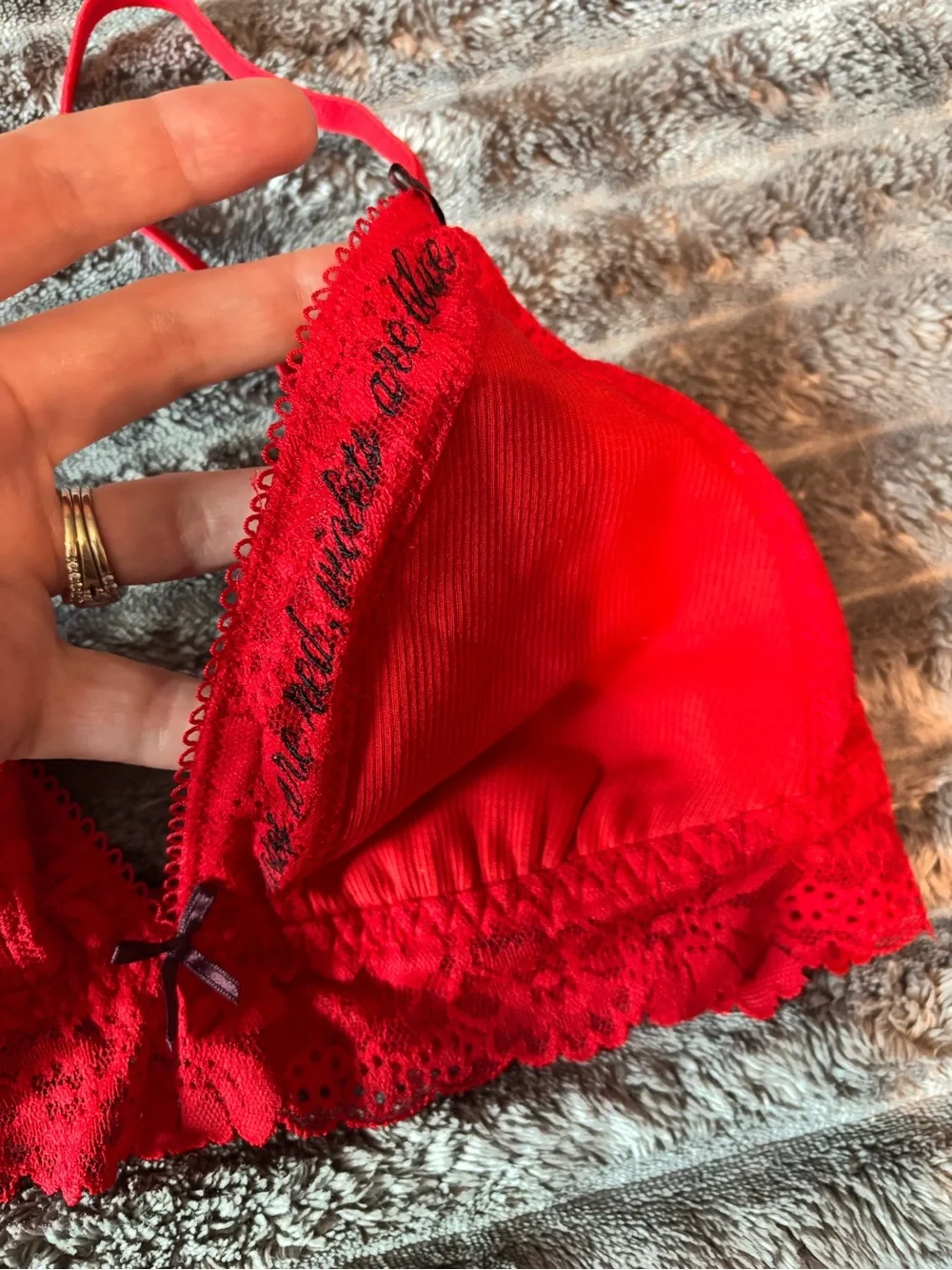 PINK Victorias Secret soft red